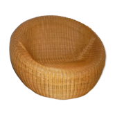 Rattan easy chair