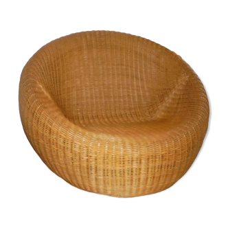 Rattan easy chair
