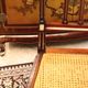 19th century mahogany office chair and Louis XVI-style bronze ornaments