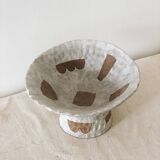 White & pink shape basket