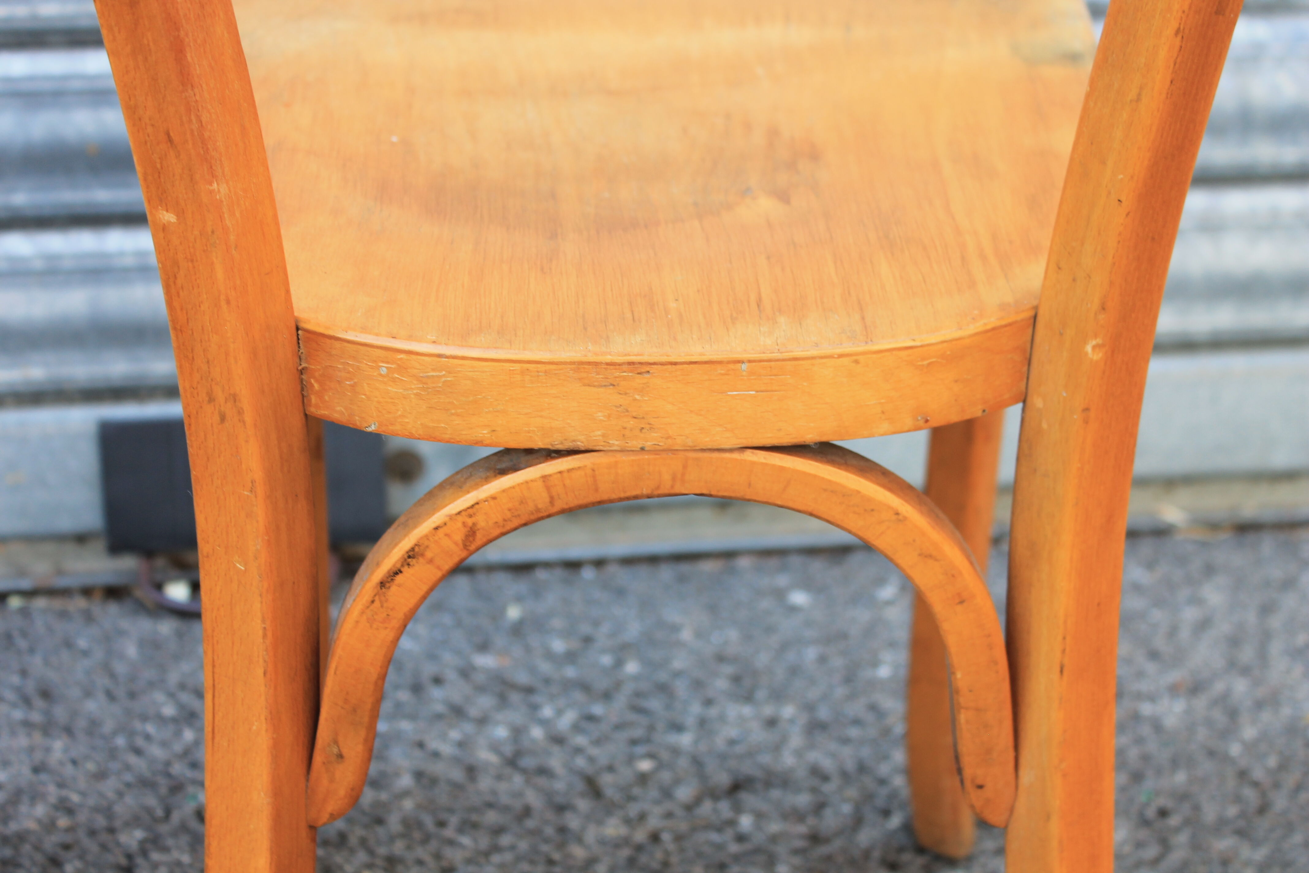 Pair of baumann bistro chairs No.56