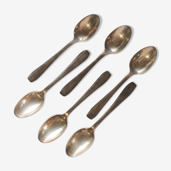 Coffret cuillères françaises en métal argenté x6