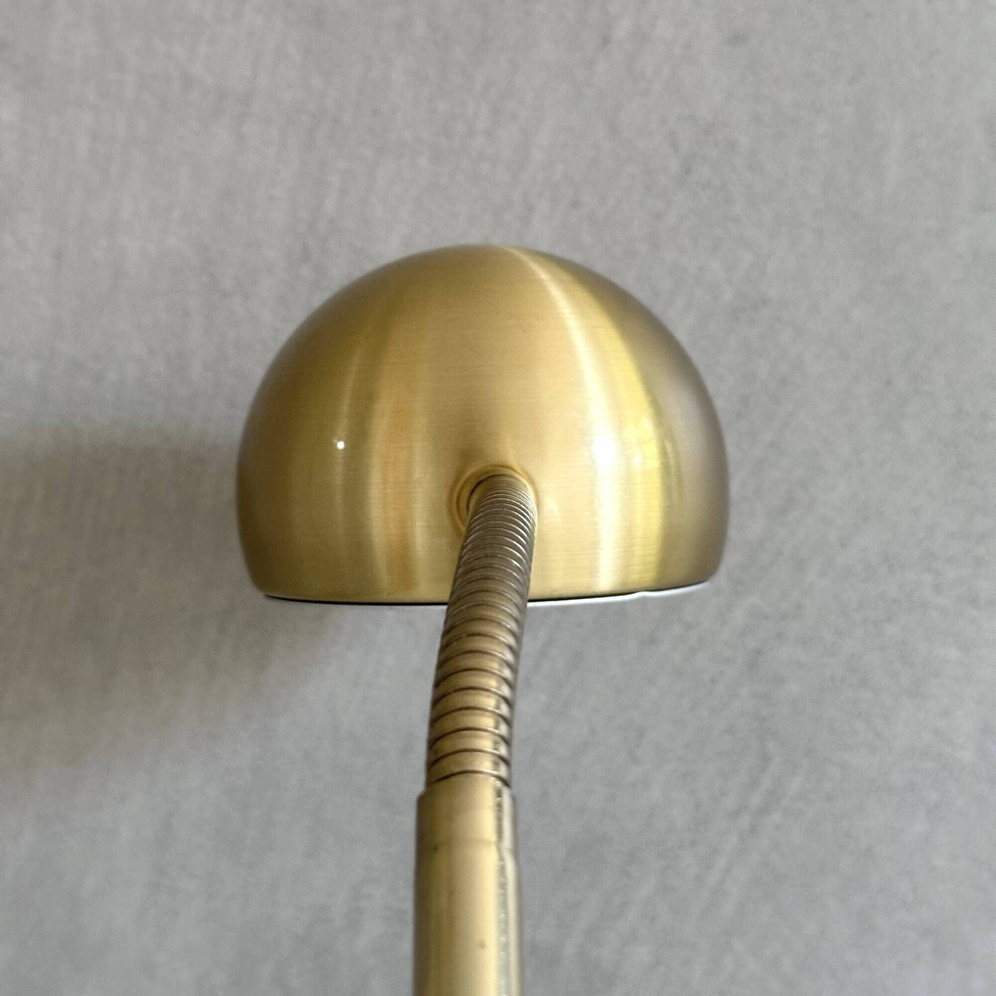Vintage Hustadt Table Lamp – Brass Globe Lamp | Reading Lamp | Spot Lamp
