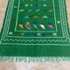 Handwoven Berber Kilim rug: Small Moroccan tribal accent rug