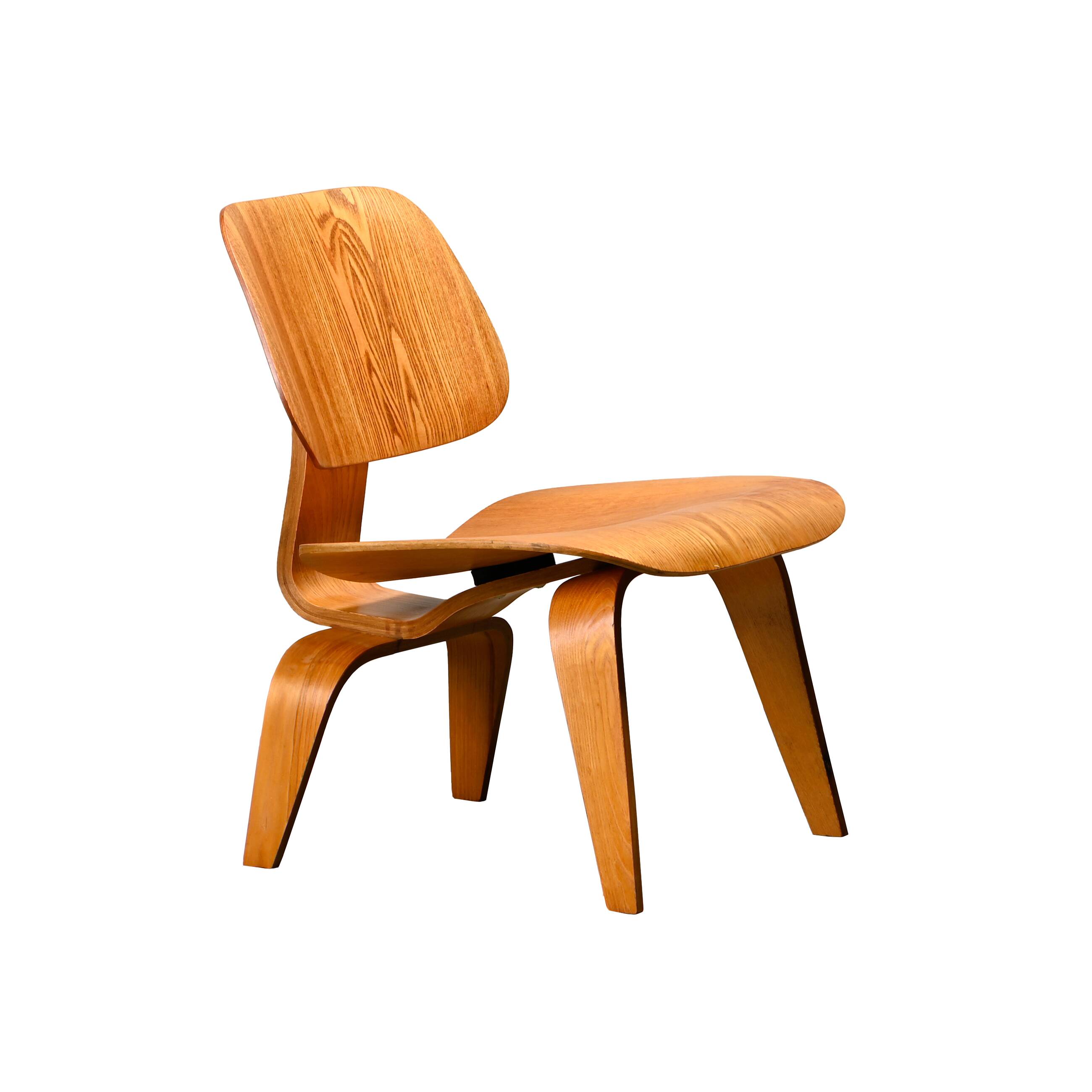 Charles & Ray Eames Early LCW Ash Lounge Chair for Herman Miller, 1950