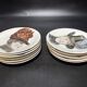 Service de 11 assiettes en porcelaine de paris