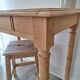 Old beech wood bureau/console/side table with bamboo legs.