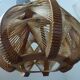 Hanging wood braided yarns Scandinavian design 60-70