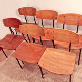 Set of 6 chairs Danish