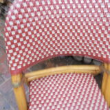 Rotating folding bistro chair