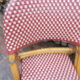Rotating folding bistro chair