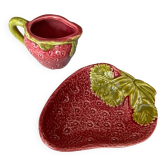Slush milk/cream cup and jug