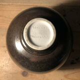 Enamelled ceramic vase signed Anne Marie Donaint Merlimont