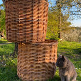 Grands Caches pot en rotin XXL