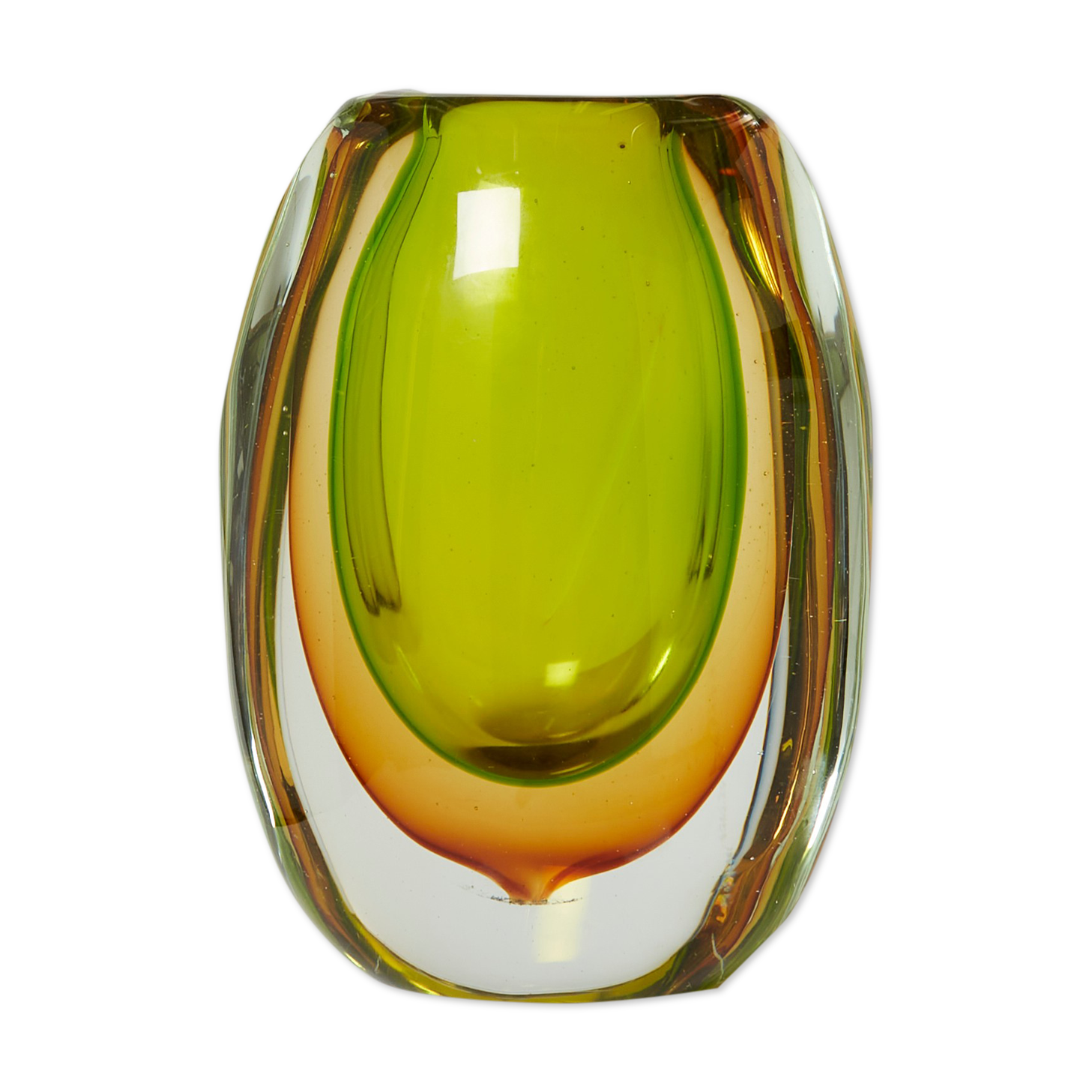 Sommerso vase by Flavio Poli for Seguso around 1960