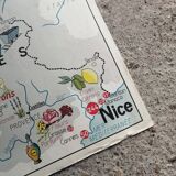 MDI Economic Map Poster - Pyrenees, Aquitaine Basin, Alps and Jura