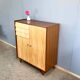 Highboard, striped maple, 1960s