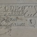 Bistro gueridon "white vein plateau"