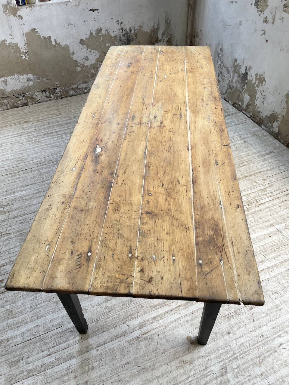 2m pine and oak farmhouse table