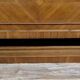 Art Deco period centre bed in marquetry circa 1930-1940