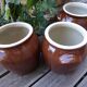 Glazed stoneware grease pot
