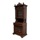 Narrow Oak Display Cabinet, Louis XIII style – Late 19th century