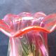 Murano crystal art deco vase