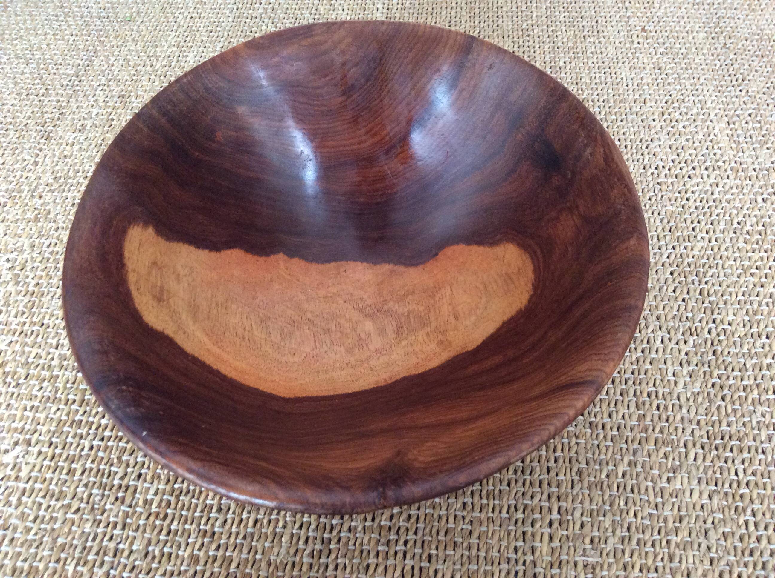 Wooden salad bowl