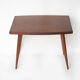 Vintage table, wooden table feet compass, side table, coffee table, lounge, danish style, wooden table, coffee table, 60's