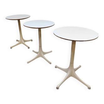 Early edition vintage design swag leg side tables George Nelson Herman Miller