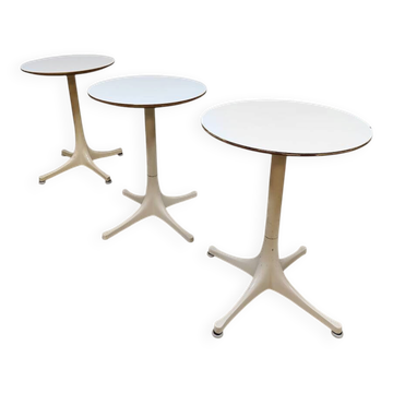 Early edition vintage design swag leg side tables George Nelson Herman Miller