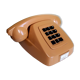 Vintage caramel Swiss touch phone