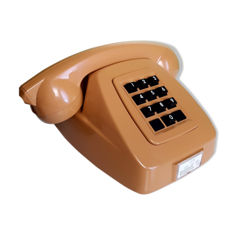 Vintage caramel Swiss touch phone