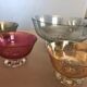 Cut and old coloured bowls