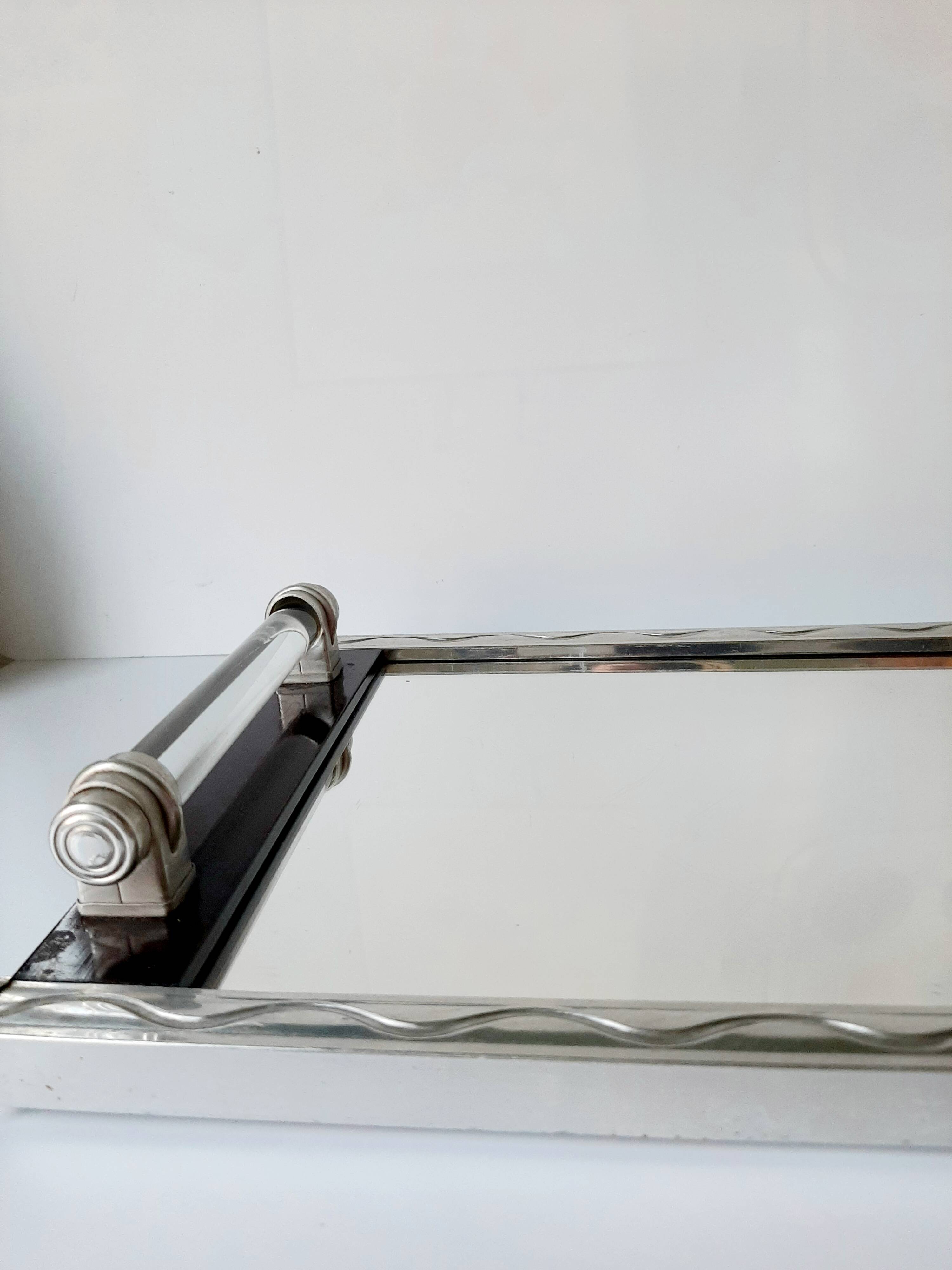 Art deco mirror tray