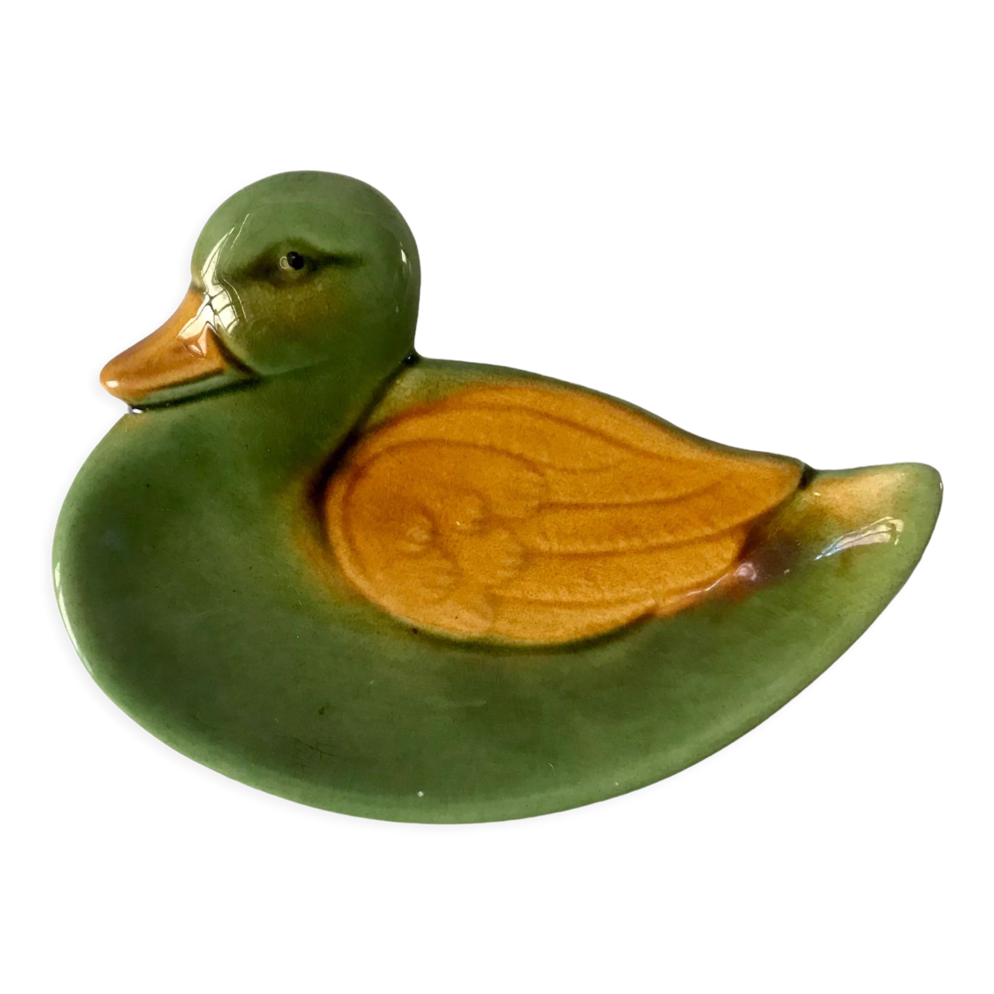 Empty ceramic duck pocket 60s