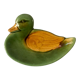 Empty ceramic duck pocket 60s