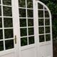 Oak arched bay window door H219xW267,5 small tiles