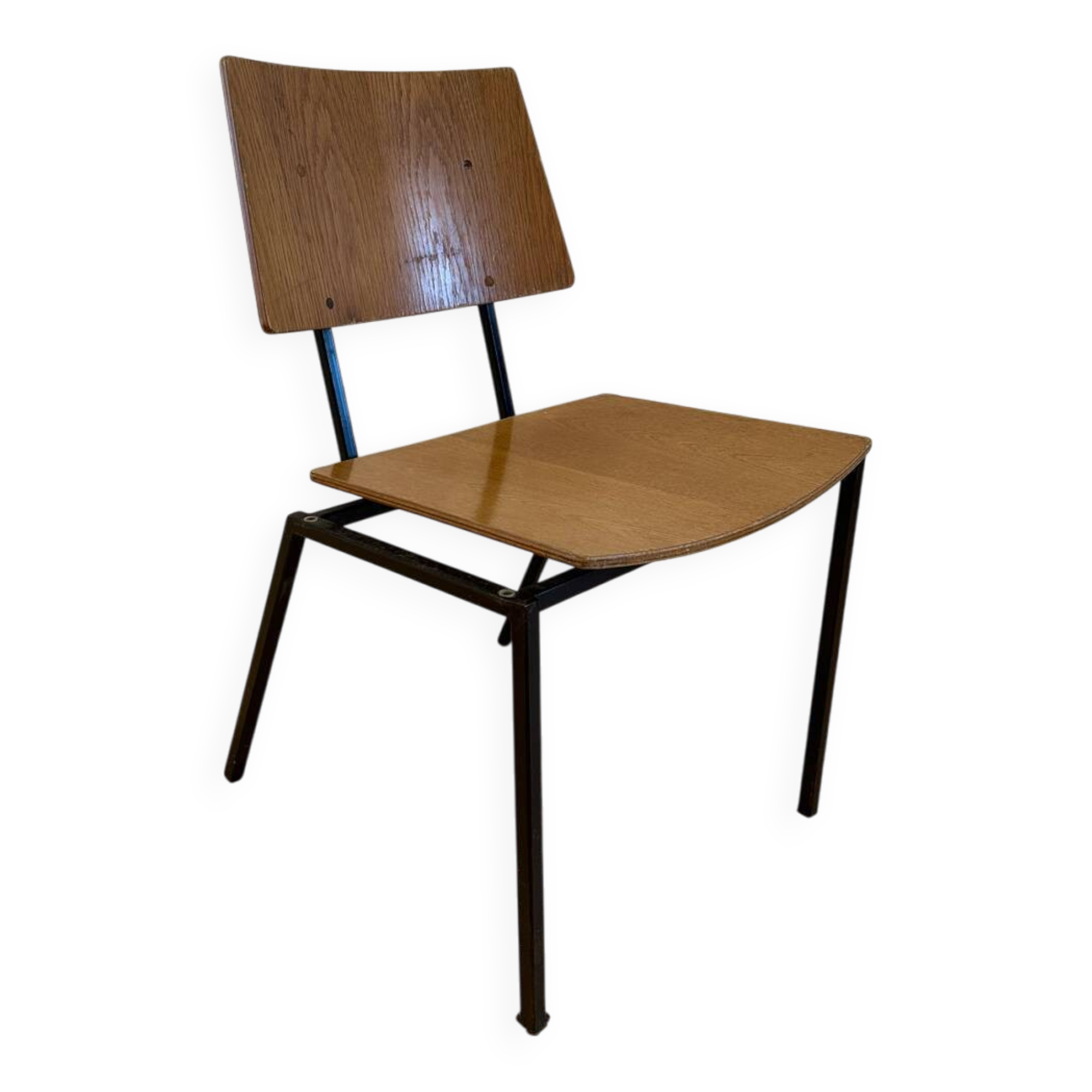 Stackable Danish chair from the 1970s by MH Stalmobler a/s