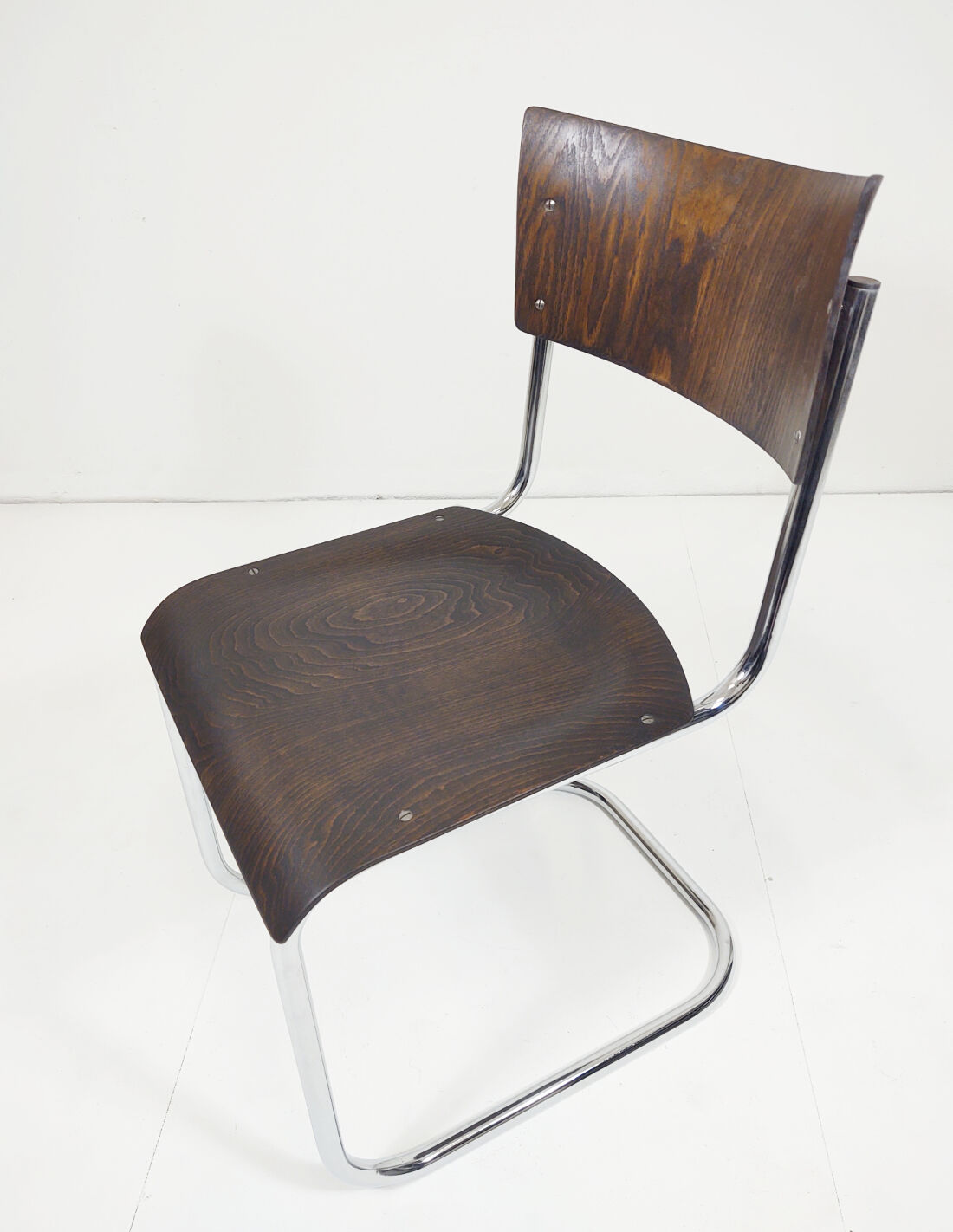 Tubular steel cantilever chair by Mart Stam