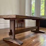 Farmhouse table in old solid oak - HED 200 x 100 cm
