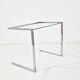 Tables gigognes en chrome– Design des années 1970