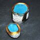 Frog statuette box in cloisonné enameled brass Lucky charm