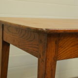 Old desk in chestnut side table