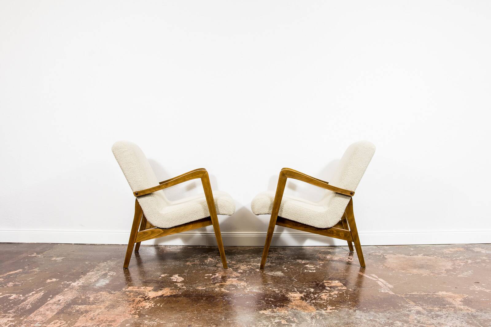 Mid-century modern armchairs Type 300-138 from BFM, 1960s, set of 2