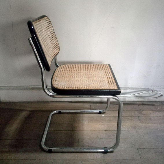 4 chairs cesca B32 Marcel Breuer