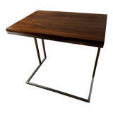 Table d’appoint bois métal art deco