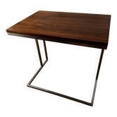 Table d’appoint bois métal art deco
