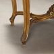 Petite table ancienne style baroque en bois sculpté, Italie, XIXe siècle