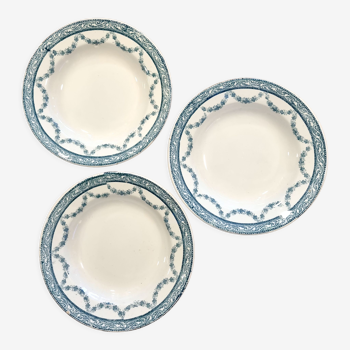 Trio assiettes creuses Lola